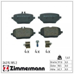 ZIMMERMANN Stabdžių trinkelės 26215.185.2