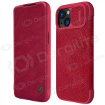 Apple iPhone 14 Pro Max dėklas &bdquo;Nillkin Leather&ldquo; (raudonas)