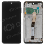 Xiaomi Redmi Note 9 Pro ekranas (pilkas) (su rėmeliu) (originalus)