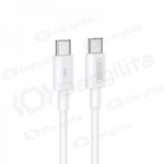 USB-C laidas Remax USB-C į USB-C 2 m 30 W baltas