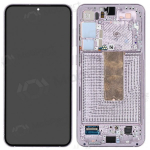 Samsung Galaxy&nbsp;S23+ ekranas (levandų) (su rėmeliu) (originalus)