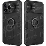 Apple iPhone 14 Pro Max dėklas &bdquo;Nillkin Armor Pro&ldquo; (juodas)
