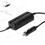 Automobilinis ne&scaron;iojamojo kompiuterio pakrovėjas Akyga AK-ND-32 (19V / 4.74A 90W 7.4 x 5.0mm + pin) HP 1.2m