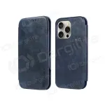 Apple iPhone 12, 12 Pro dėklas "HDD Classic Wallet Case" (mėlynas)