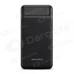 I&scaron;orinė baterija Power Bank Awei P6K 5V/2.1A 20000mAh juoda