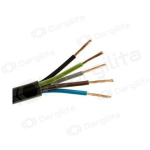 Lankstus kabelis Elpar H05RR-F 5x1.5&nbsp;mm&sup2; varinis guma 300/500V