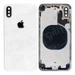 Apple iPhone X galinis baterijos dangtelis (sidabrinis) (naudotas grade B, originalus)