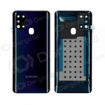 Samsung A217 Galaxy A21s 2020 galinis baterijos dangtelis (juodas) (naudotas grade C, originalus)