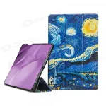 Samsung Galaxy Tab A9+, Tab A11+ dėklas "Smart Leather" (starry night)