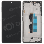 Xiaomi Redmi Note 13 Pro 4G, Poco M6 Pro 4G ekranas (juodas) (su rėmeliu) (OLED)