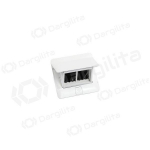 Įleidžiama modulinė dėžutė 4 mod. Legrand 654001 (metalinė, balta)