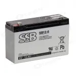 Akumuliatorius (AGM) SSB SB (12Ah, 6V, F1, VRLA)