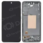 Samsung Galaxy S24 FE ekranas (grafitas) (su rėmeliu) (assembled service pack)