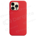 Apple iPhone 15 dėklas "Mag Silicone Case" (raudonas)