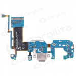 Samsung G955F Galaxy S8+ įkrovimo lizdo ir mikrofono jungtis (naudota Grade A, originali)