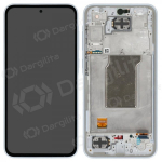 Samsung Galaxy A35 ekranas (Awesome Iceblue) (su rėmeliu) (refurbished)
