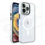 Apple iPhone 15 Plus dėklas "Premium Mag Cover" (baltas)