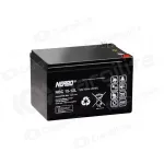 Akumuliatorius 12V 15Ah F2 6.3mm AGM VRLA NERBO NBC15-12L