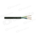 Lankstus kabelis Elpar H05RR-F 3x2.5&nbsp;mm&sup2; varinis guma 300/500&nbsp;V