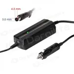 Automobilinis ne&scaron;iojamojo kompiuterio pakrovėjas Akyga AK-ND-75 (19.5V /2.31A 45W 4.5 x 3.0mm + pin) DELL 1.2m