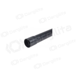 PVC vamzdis juodas 32mm su i&scaron;platintu galu 3m (10)