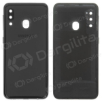 Samsung A202 Galaxy A20e 2019 galinis baterijos dangtelis (juodas) (service pack) (originalus)