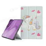 Samsung Galaxy Tab A9+, Tab A11+ dėklas "Smart Leather" (unicorn)