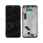 Xiaomi Redmi Note 7 ekranas (juodas) (su rėmeliu) (originalus)