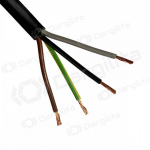 Lankstus kabelis Lietkabelis OMY BVV-LL 4x1.5&nbsp;mm&sup2; varinis PVC 100&nbsp;m ritė