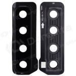 Samsung Galaxy A9 2018 kameros stikliukas (su rėmeliu) (juodas)