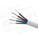 Lankstus kabelis Lietkabelis OMY 5x1.5 mm&sup2; varinis PVC CPR Eca 300/300 V 100 m ritė