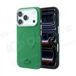 Apple iPhone 18 Pro Max dėklas "Lacoste PVC Petit Pique Semi Wrap Embossed MagSafe" (žalias)