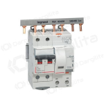 Srovės nuotekio relė su automatiniu jungikliu Legrand 411057 (C, 10A, 4P, 30mA, 230V)