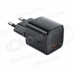 Telefono įkroviklis Acefast A117 20 W USB-C PD QC GaN juodas