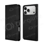 Apple iPhone 12, 12 Pro dėklas "HDD Clasp Wallet Case" (juodas)
