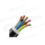 Lietkabelis CYKY 5x4 mm2 jėgos kabelis (1 m., 500m būgnas)