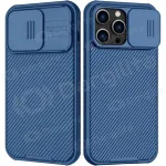 Apple iPhone 15 Pro Max dėklas &bdquo;Nillkin CamShield Pro&ldquo; (mėlynas)