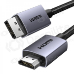 HDMI laidas Ugreen DP125 DisplayPort į HDMI 2 m 4K 30 Hz juodas