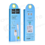 USB kabelis HOCO X1 Rapid "microUSB" 1.0m (baltas)