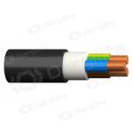 Jėgos kabelis Prysmian Group XPK-HF C Pro 5x6 mm&sup2; varinis XLPE CPR Cca 0.6/1 kV monolitas