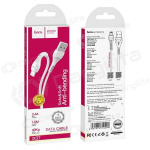 USB kabelis HOCO X37 Cool Power "Lightning" 1.0m (baltas)