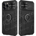 Apple iPhone 14 Pro Max dėklas &bdquo;Nillkin Armor Pro&ldquo; (juodas)