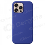 Apple iPhone 15 dėklas "Mag Silicone Case" (tamsiai violetinis)