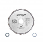 Medienos, aliuminio pjovimo diskas ORIENTCRAFT 190x64Tx30/20/16 mm