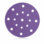 &Scaron;lifavimo popieriaus diskeliai Smirdex 740 Ceramic Line, 150 mm, 17 skylių, su veliūru : grudetumas - 240