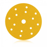 &Scaron;lifavimo popieriaus diskeliai Smirdex 820 Yellow Line, 150 mm, 15 skylių, su veliūru : grudetumas - 600