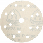 &Scaron;lifavimo popieriaus diskeliai KLINGSPOR FP 73 WK, 150 mm, 15 skylių, GLS47, su veliūru : grudetumas - 100