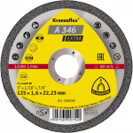 Abrazyvinis metalo pjovimo diskas KLINGSPOR A 346 Extra, 125x1,6x22,23 mm