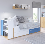 Lova su lentynomis "HEY" 90