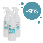 Anti-Viral 2-in-1 giluminis valiklis ir dezinfekavimo priemonė, 1L (Pakuotės dydis: Rinkinys po 3)